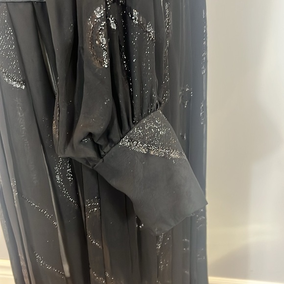 Albert Nipon Boutique Vintage Sheer Black Dress - Picture 9 of 17